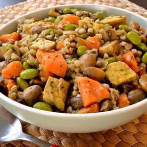 Poêlée de sarrasin et courges