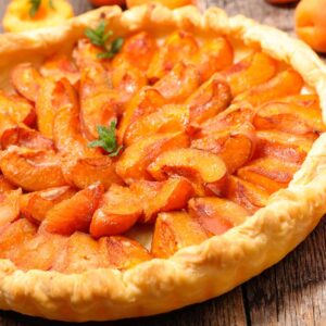 Tarte abricots-amandes